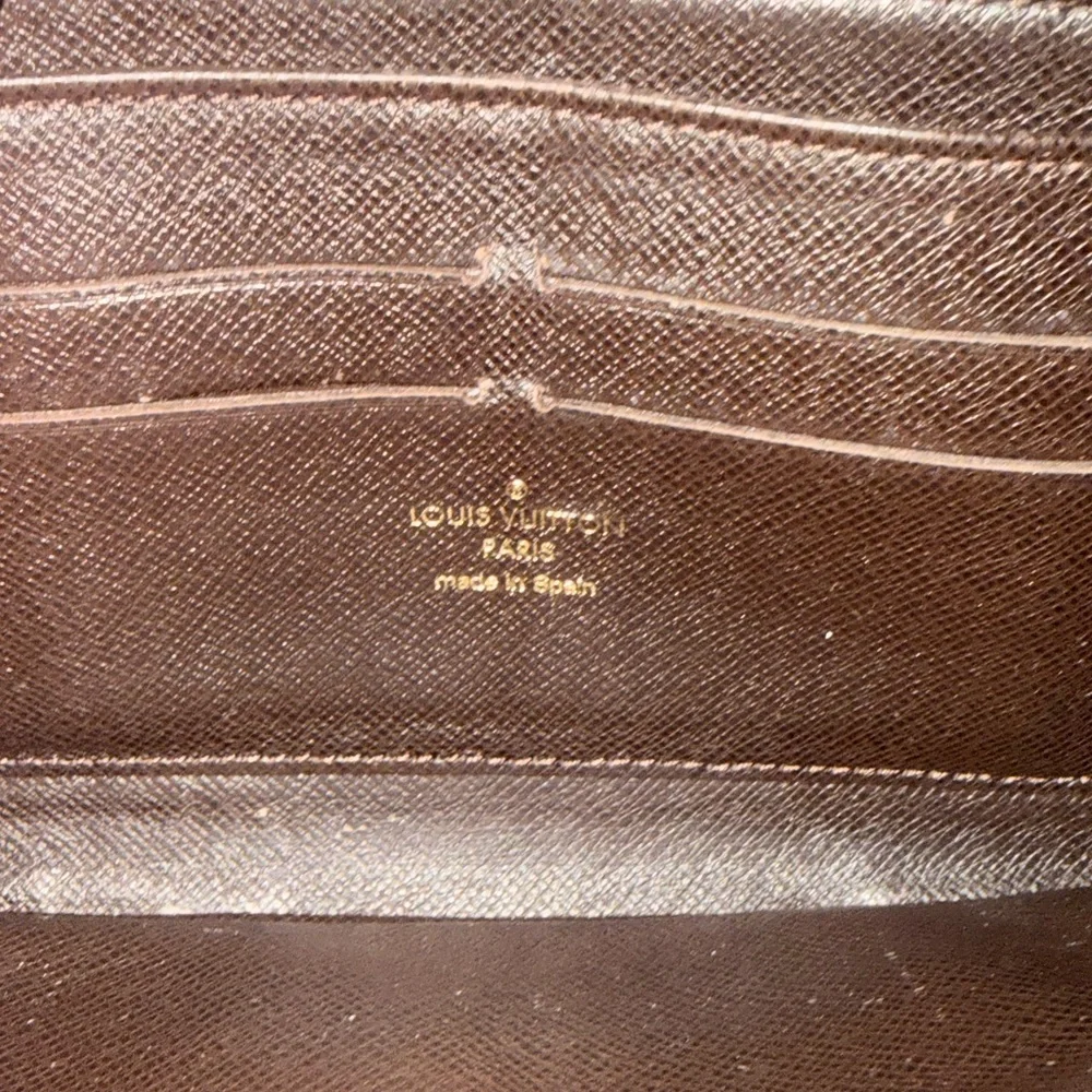 Louis Vuitton Classic Mini Lin Monogram Zipper Wallet